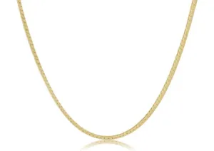 enewton | Herringbone Chain Gold Choker - 17"