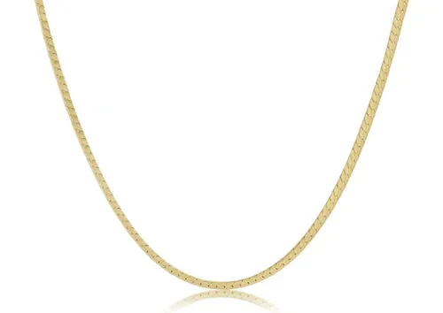 enewton | Herringbone Chain Gold Choker - 17"