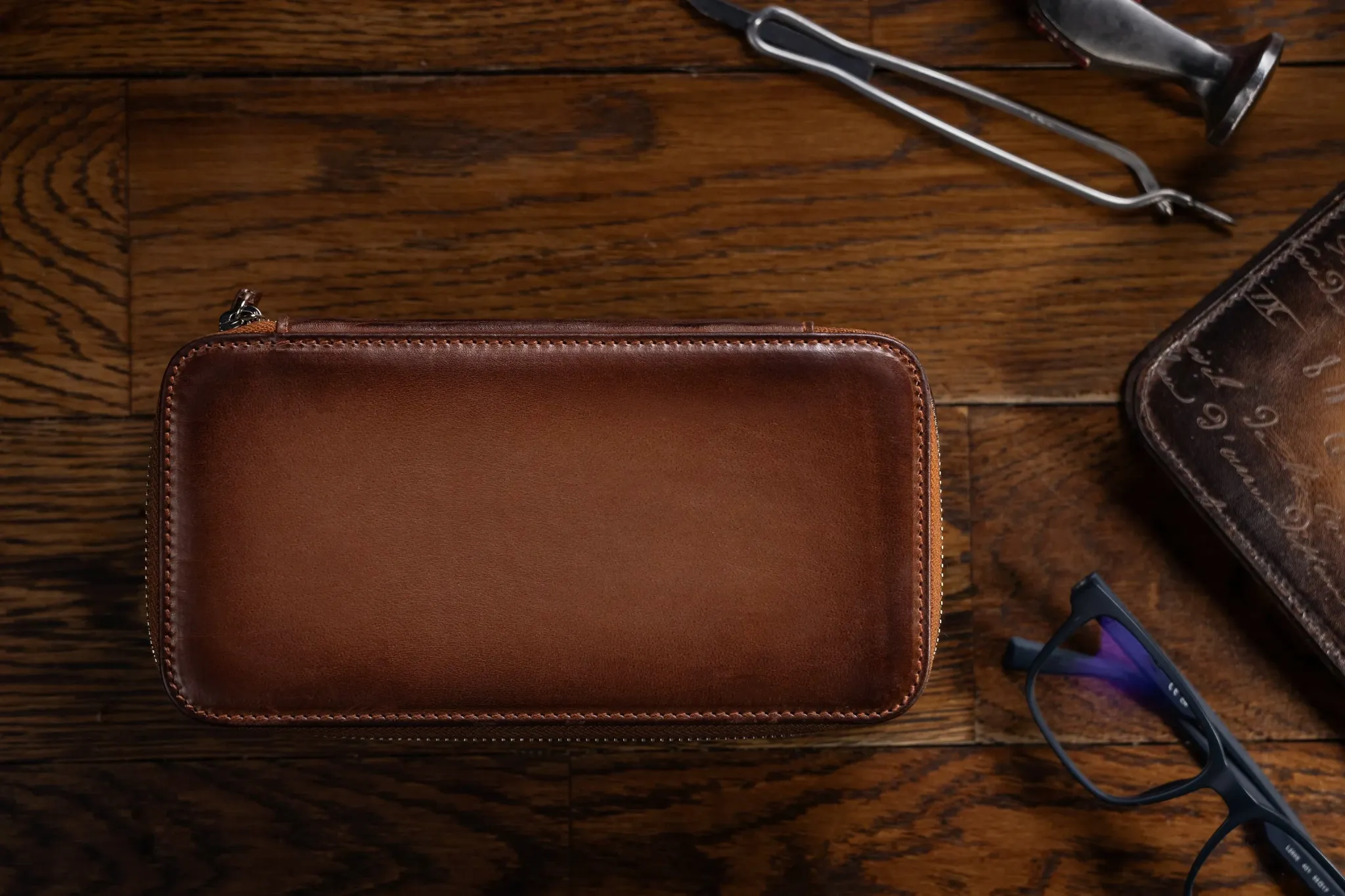 Ephesus Watch Case - Patina Brown