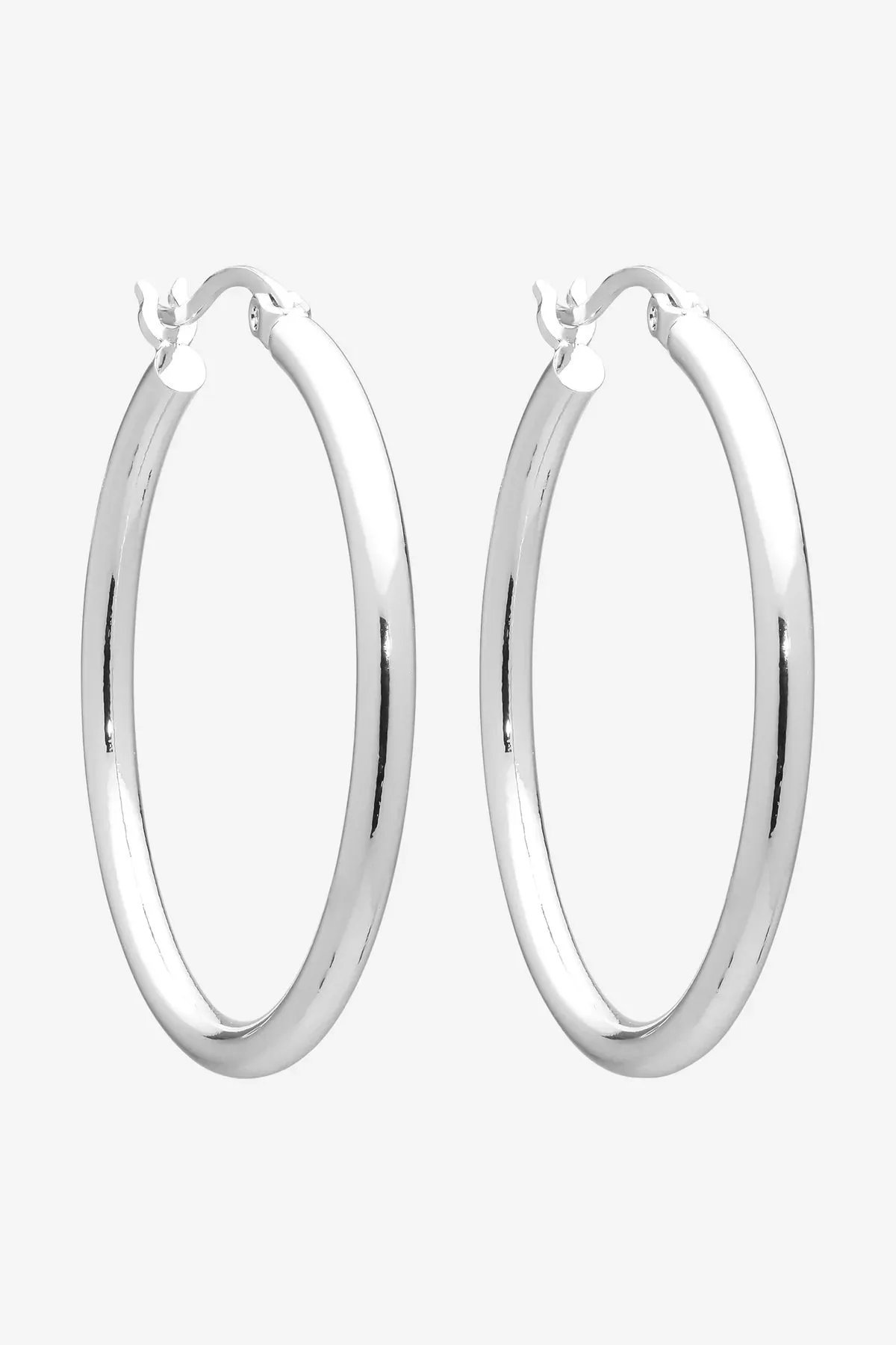 Erika Silver Hoop Earring