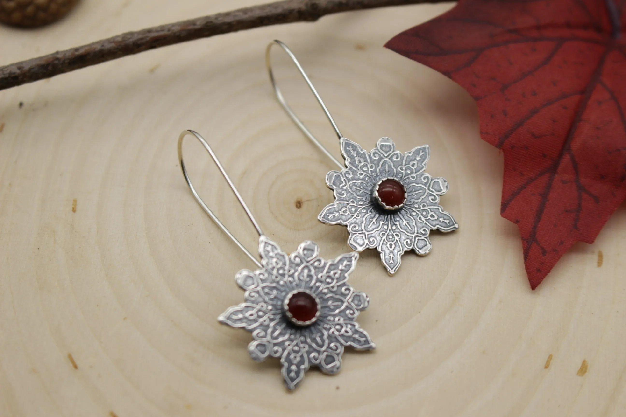 Falling for Autumn Hoop Earrings