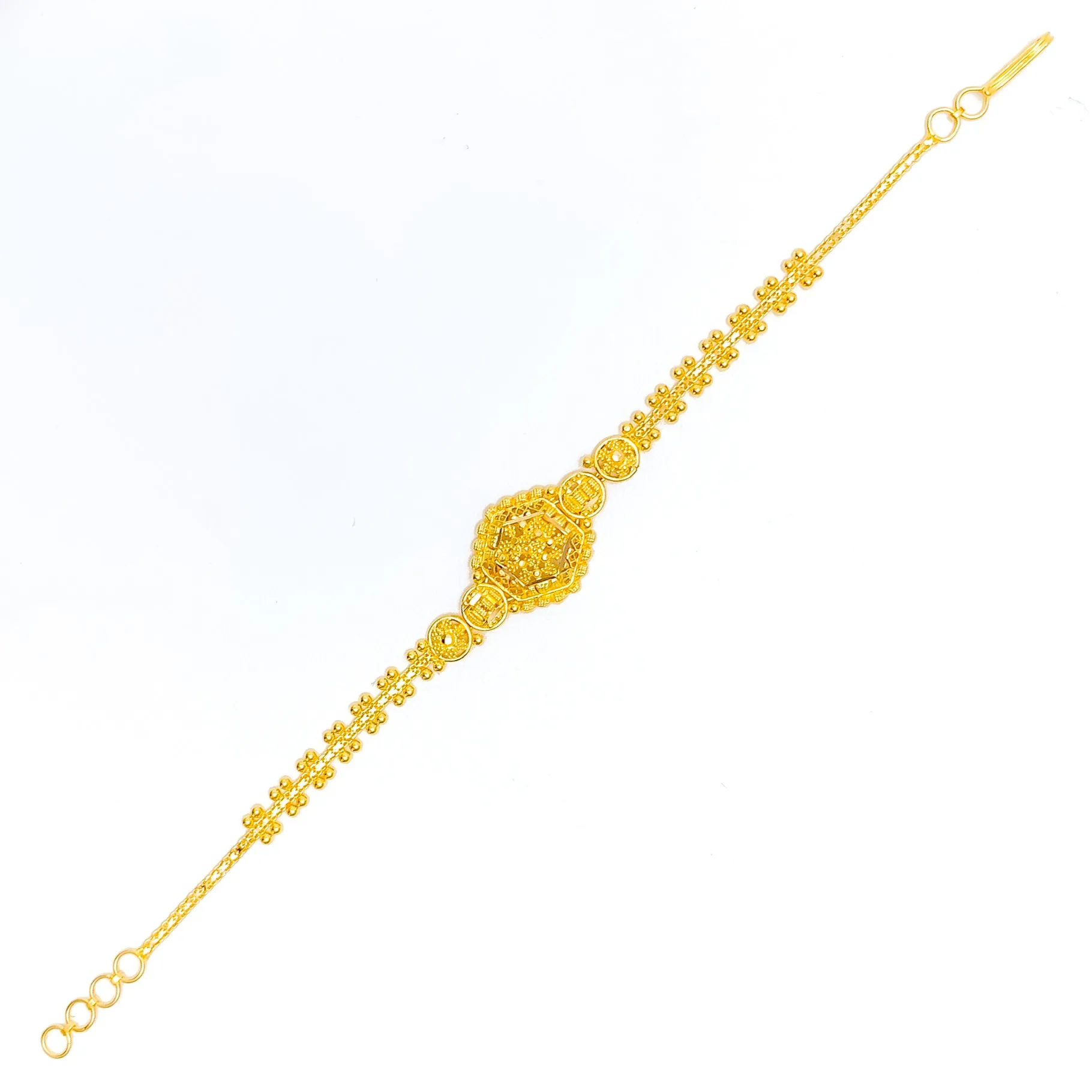 Fashionable Fine 22k Gold Bracelet