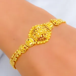 Fashionable Fine 22k Gold Bracelet