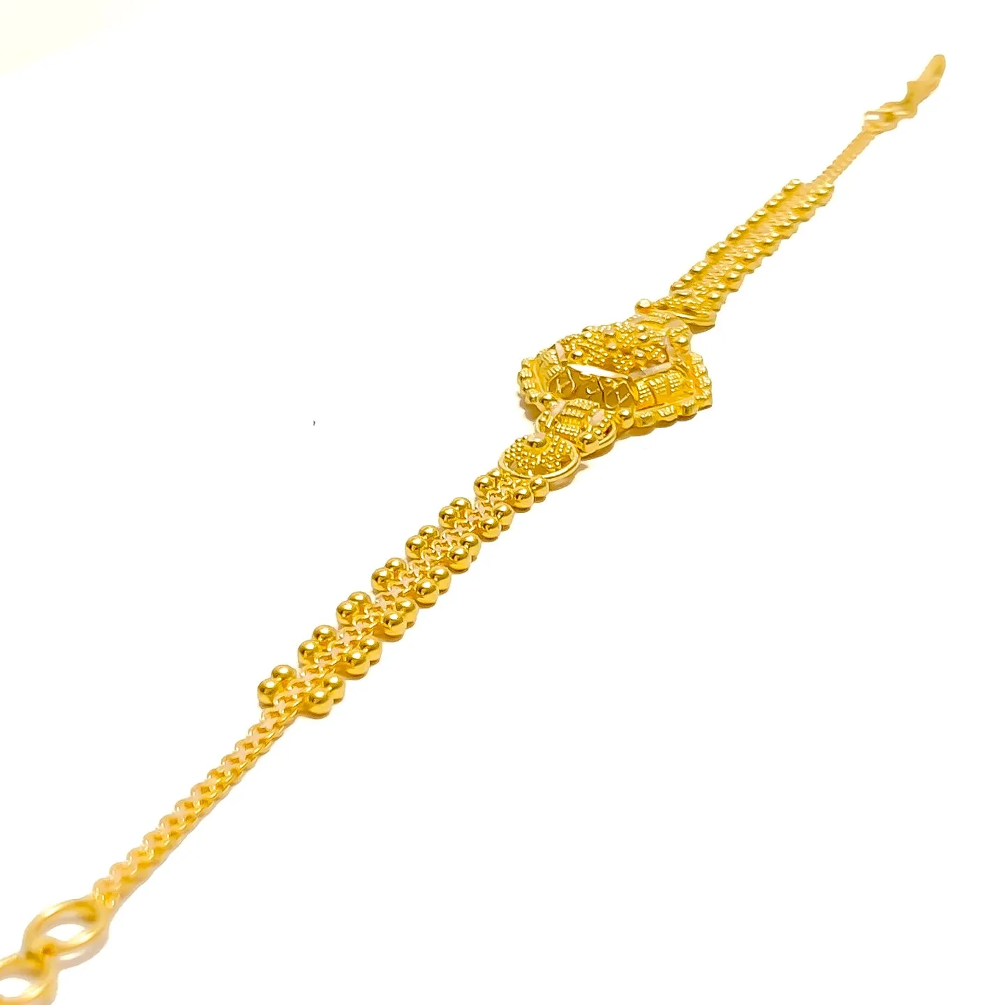 Fashionable Fine 22k Gold Bracelet