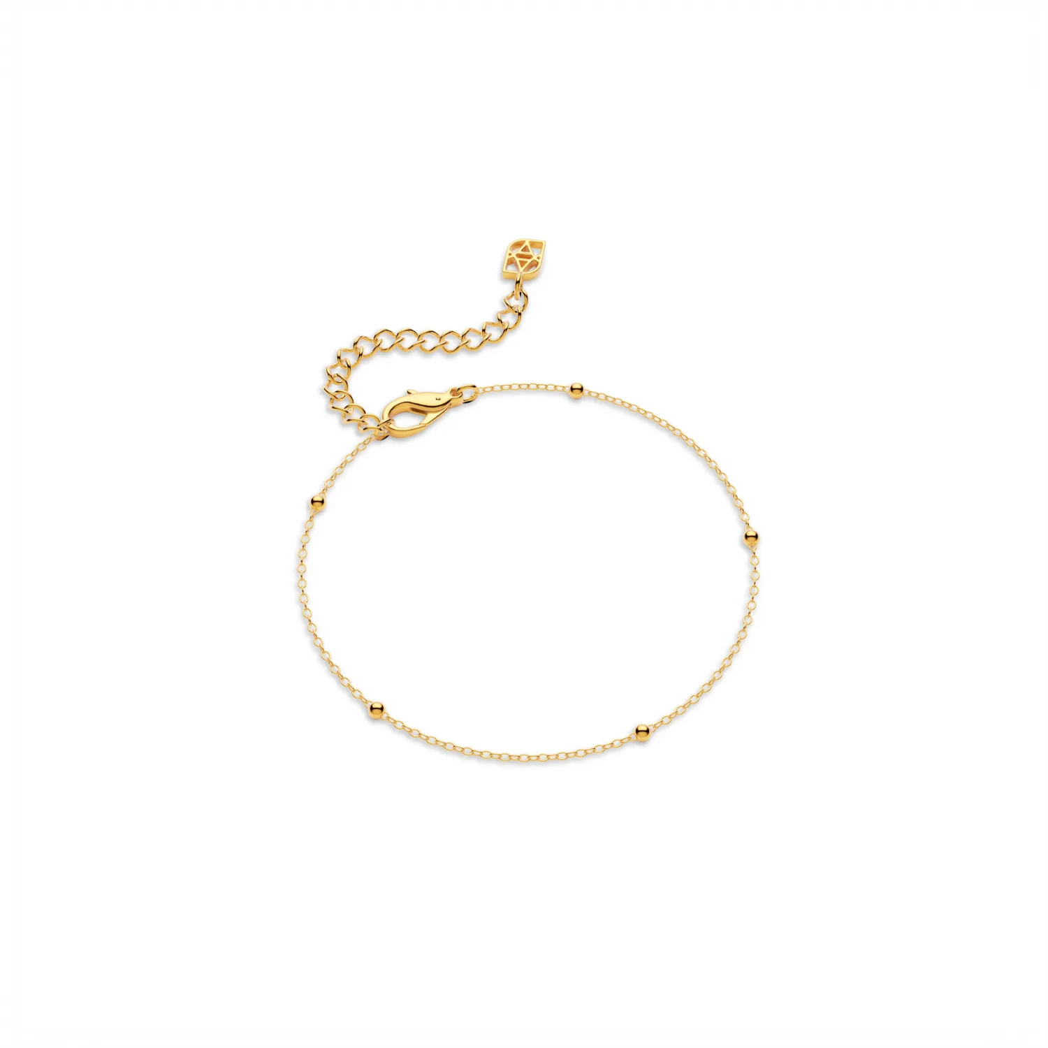 Fine Sphere Chain Bracelet (Gold)