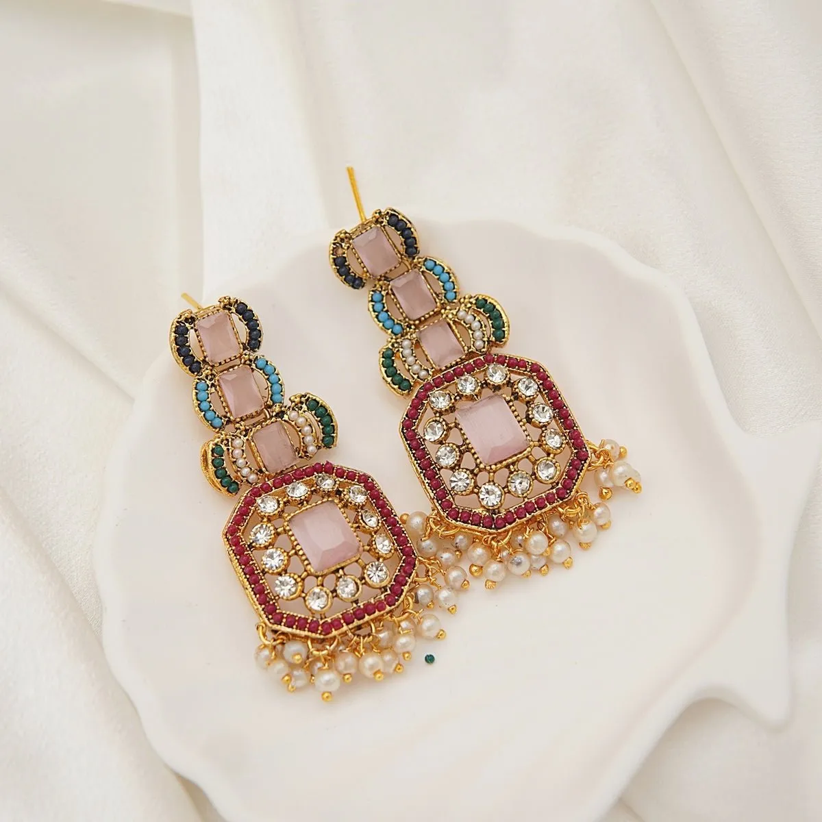 Flora Gemstones Earrings