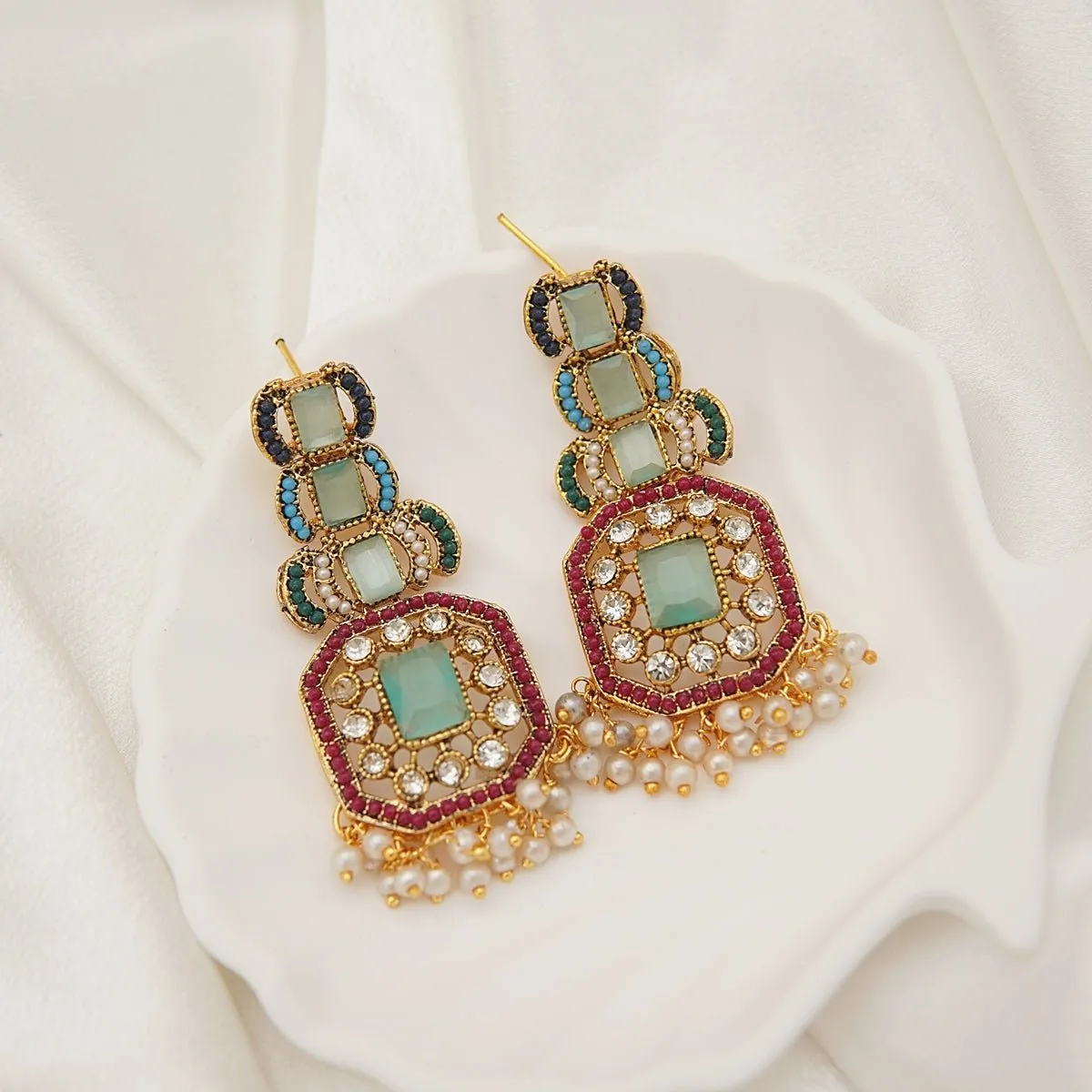 Flora Gemstones Earrings
