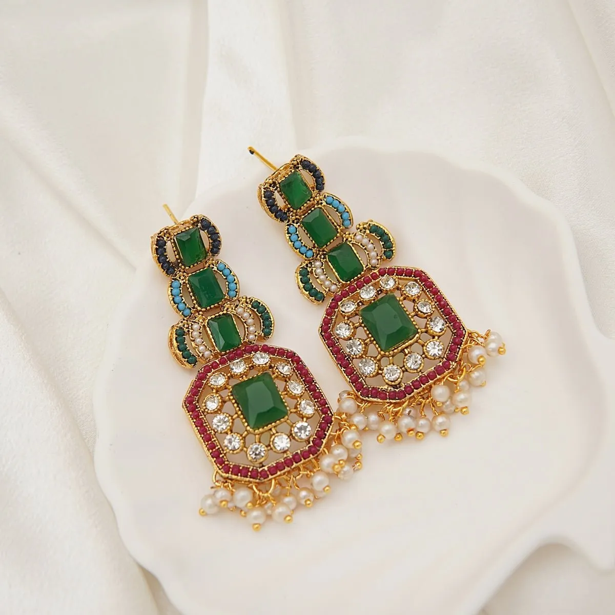 Flora Gemstones Earrings