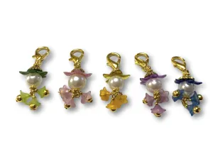 Flowering PF - #063 Set of 5 Stitch Markers