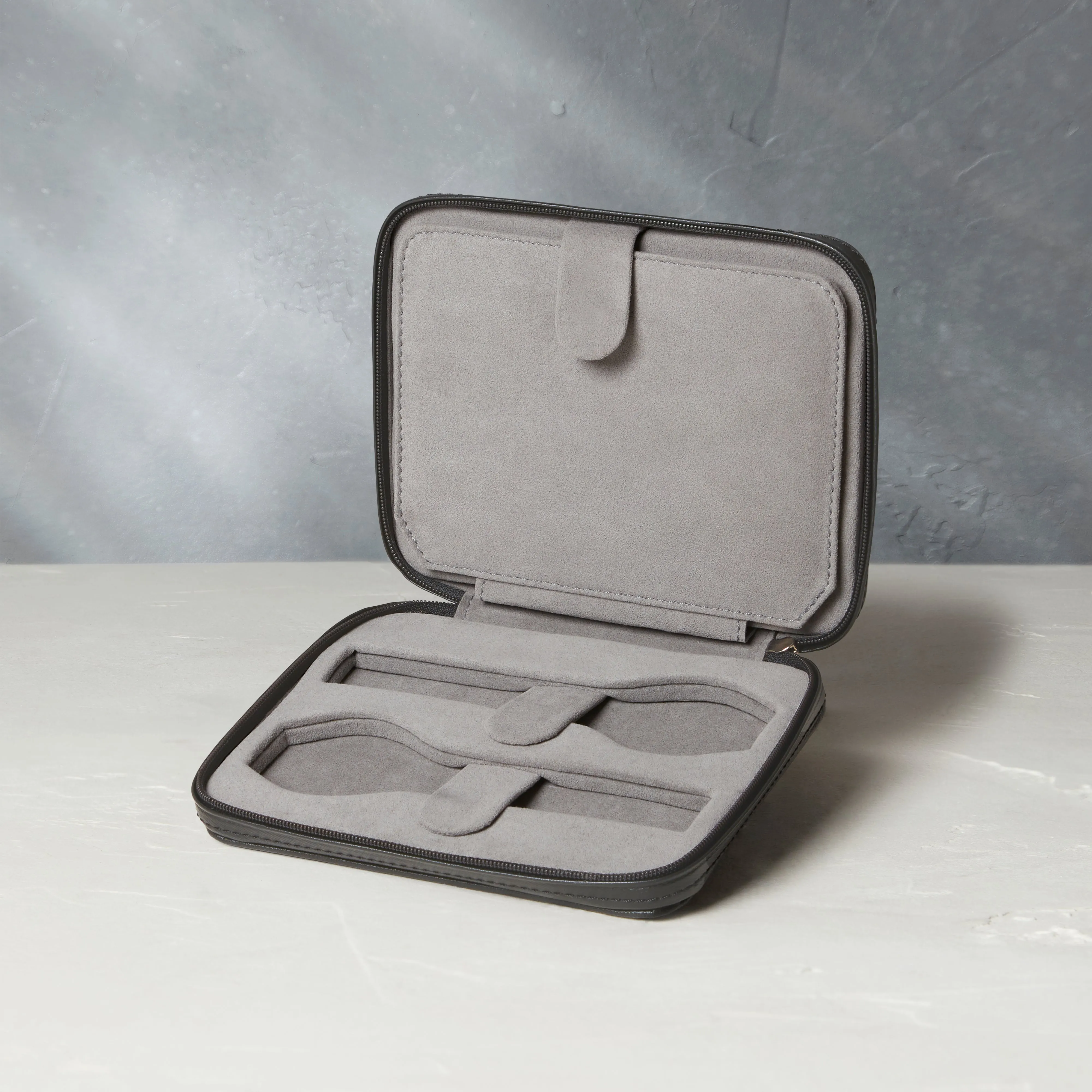 four-watch folio, saffiano
