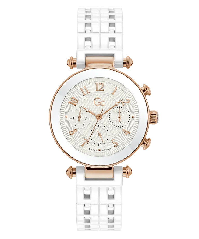 Gc Prime Chic Ladies Large Size Ceramic Watch