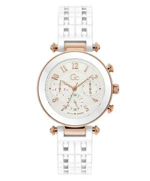 Gc Prime Chic Ladies Large Size Ceramic Watch