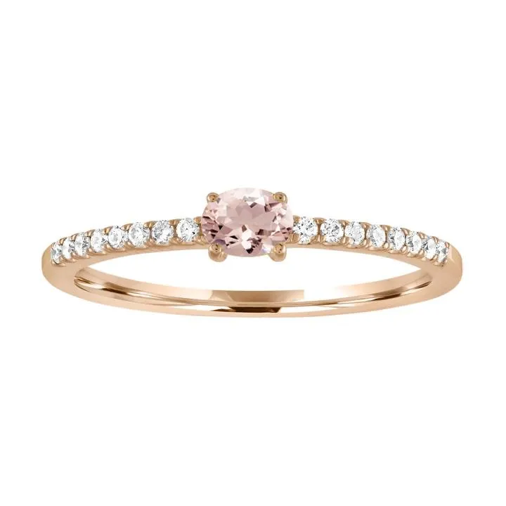 Gemstone Gum Drop Diamond Band