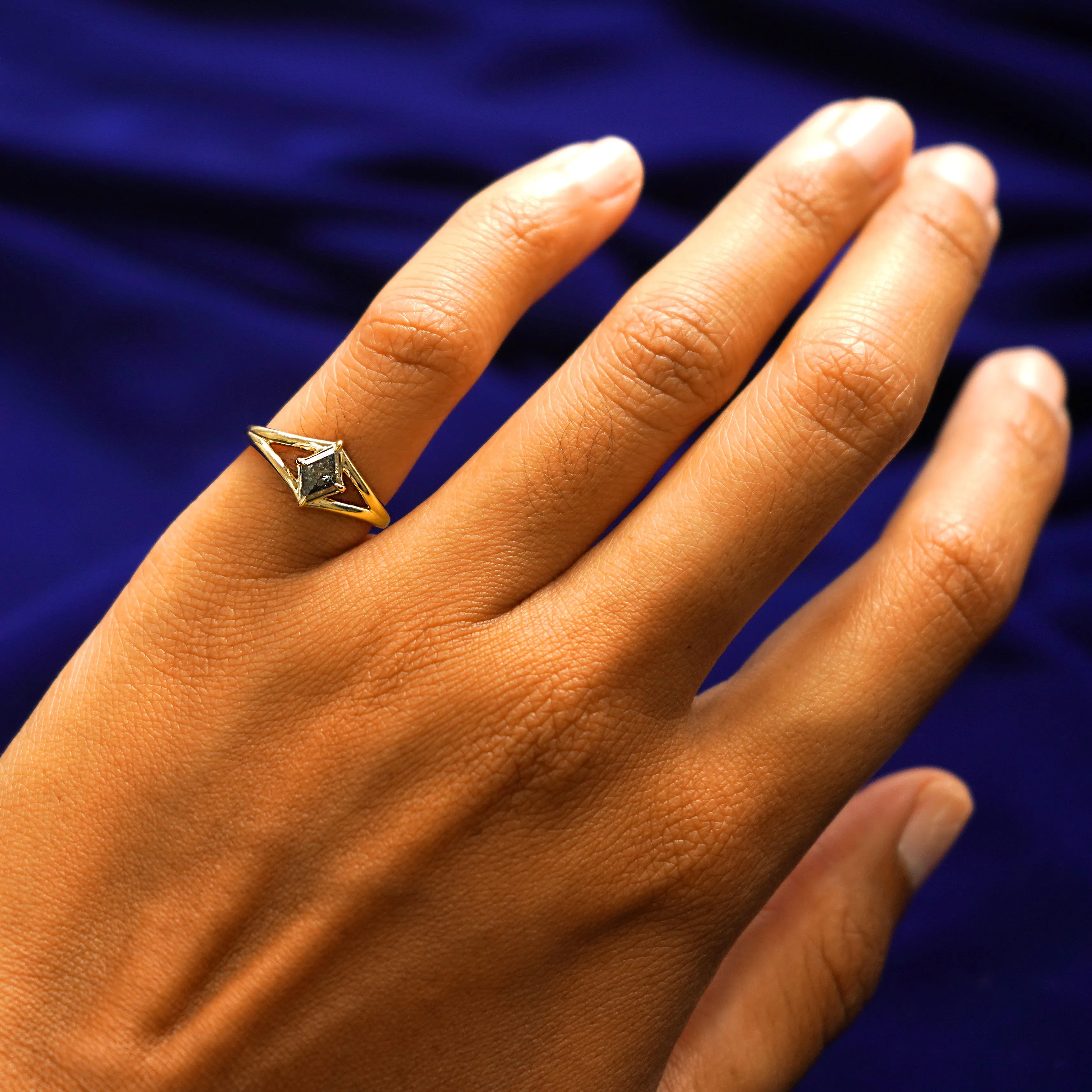 Gemstone Kite Ring
