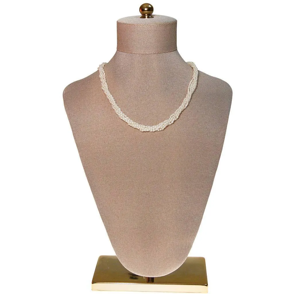 Genuine Rice Pearl Multi Strand Necklace