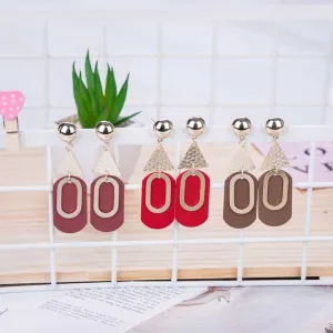 Geometric hundred earrings