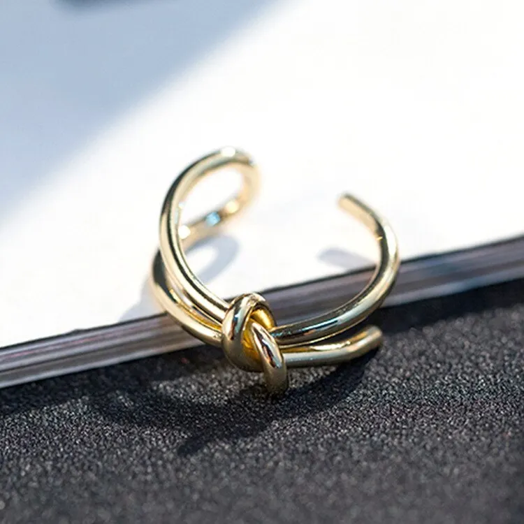 Geometric Irregular Exaggerated Metal Rings for Women