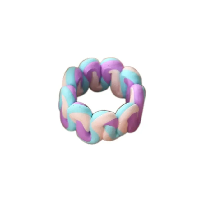 Geometric Wide Rings For Women