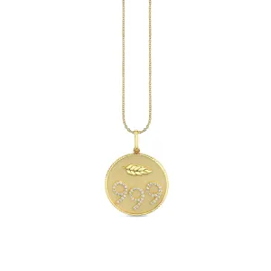 Gold & Diamond 999 Angel Number Charm