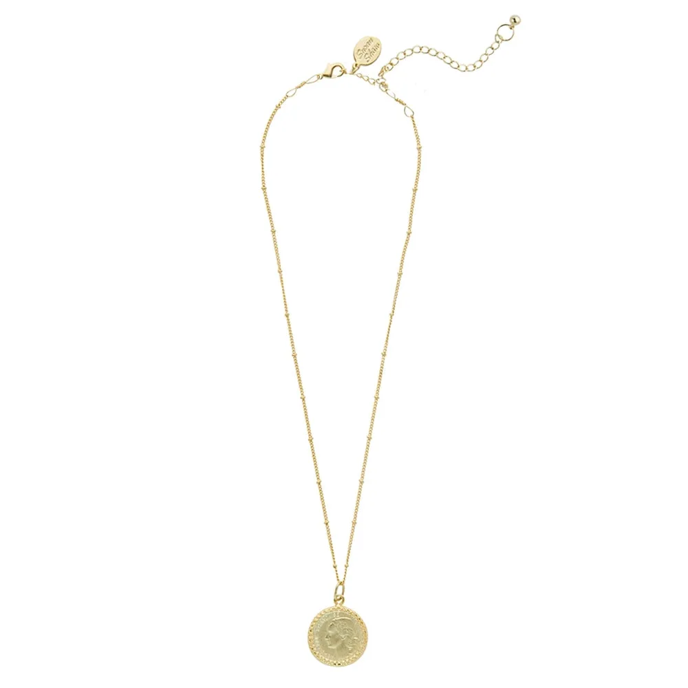 Gold Coin Necklace