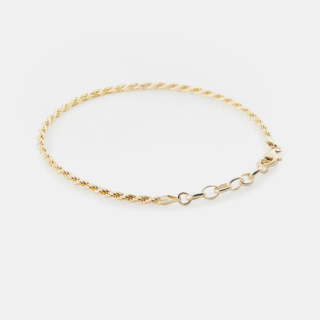 Gold Rope Bracelet