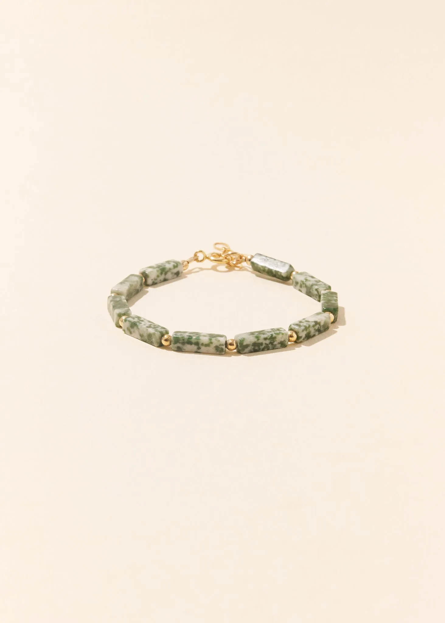 GREEN JASPER BRACELET