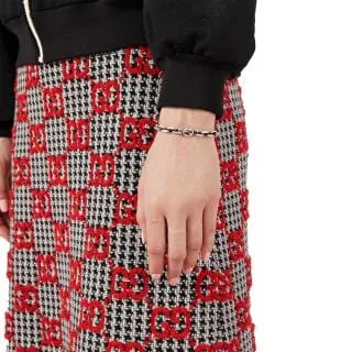 Gucci Sterling 3 Interlocking G Link Bracelet
