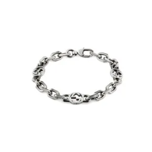 Gucci Sterling 3 Interlocking G Link Bracelet
