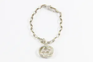 Gucci Sterling Silver Interlocking G Tag Bracelet