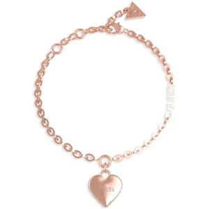 Guess Falling In Love Rose Gold Bracelet