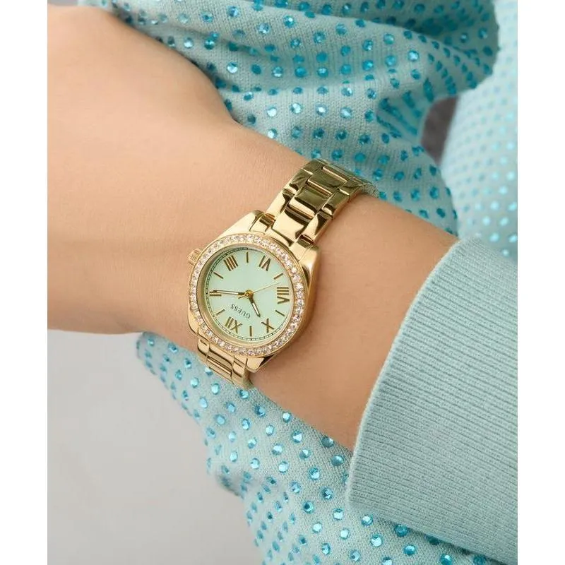 Guess Ladies Gold Tone Analog Watch