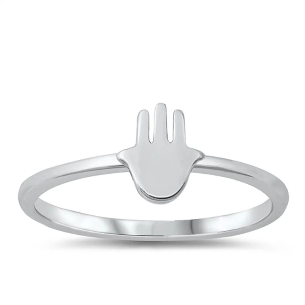 Hand Toe Ring Modern Wholesale Ring New .925 Sterling Silver Band Sizes 4-10