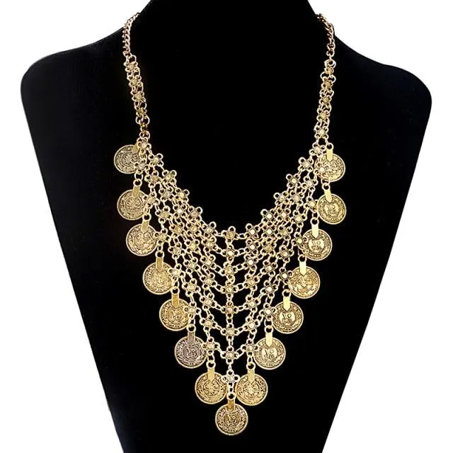 Handmade Bohemian Multi-layer Chain Necklace