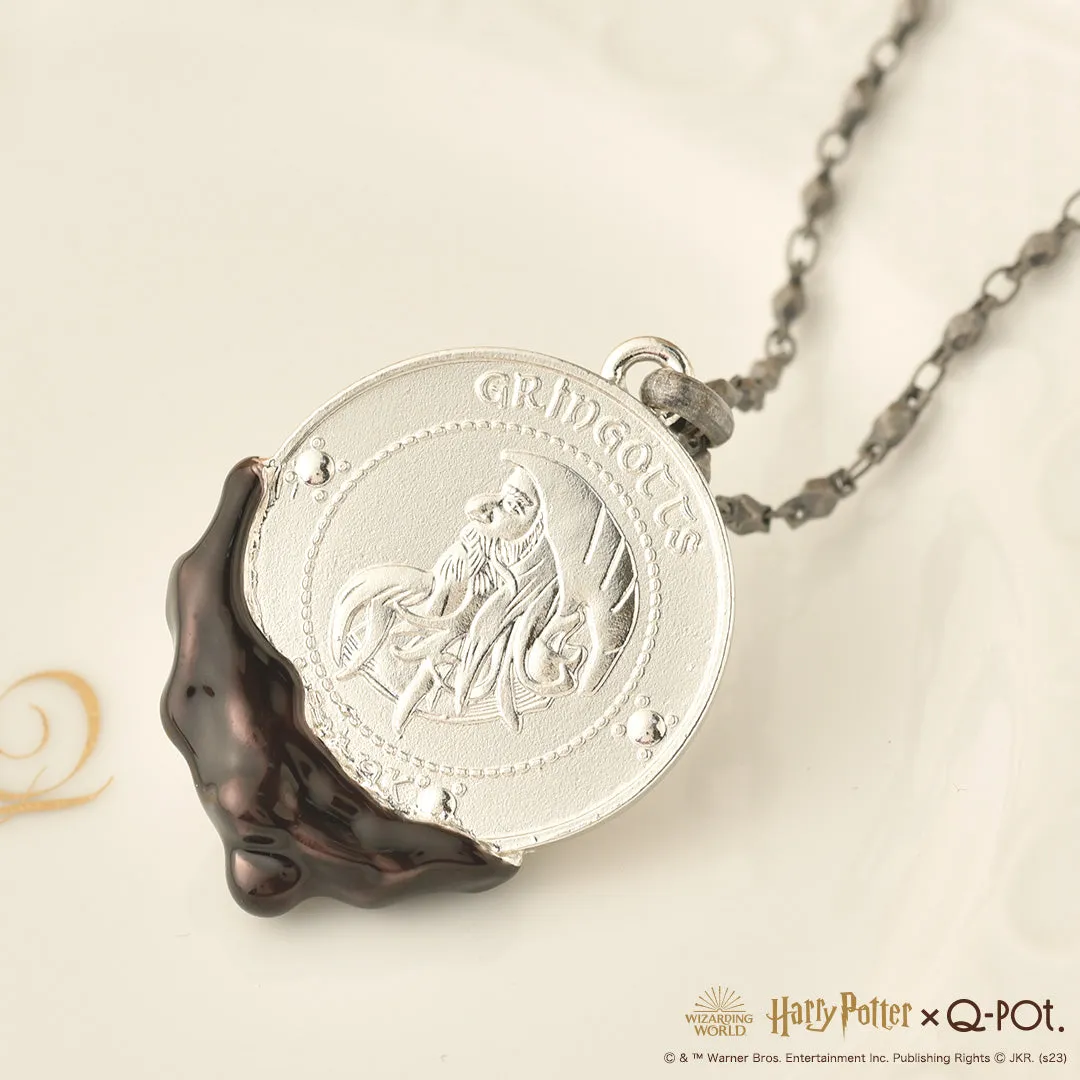 【Harry Potter Collaboration】Gringotts Bank Chocolate Coin Necklace【Japan Jewelry】