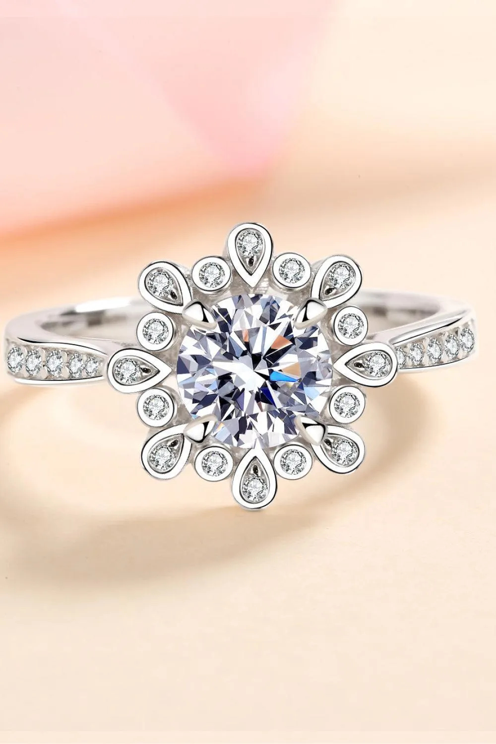 Hazel Blues® | Can't Stop Your Shine 925 Sterling Silver Moissanite Ring