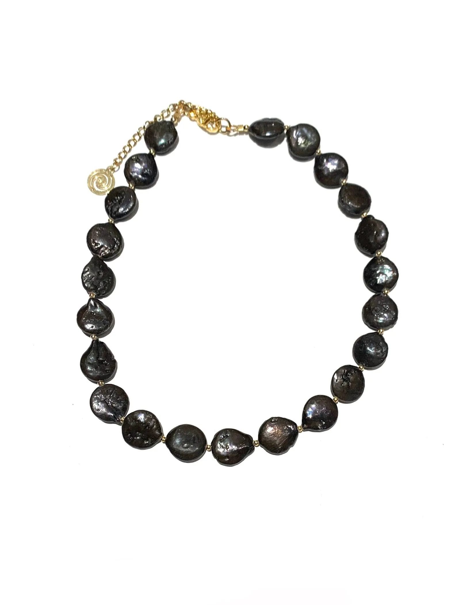 HC DESIGNS- Pearl Coin Short Necklaces (different styles available)
