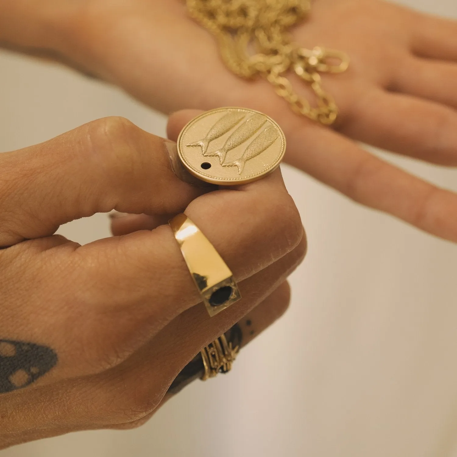 Heads Tails Necklace