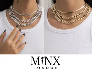 Herringbone Necklace | Cuban Necklace | Herringbone Chain | Cuban Chain | Womens necklaces | Womens Necklace Set | Pack of Necklaces | Chain