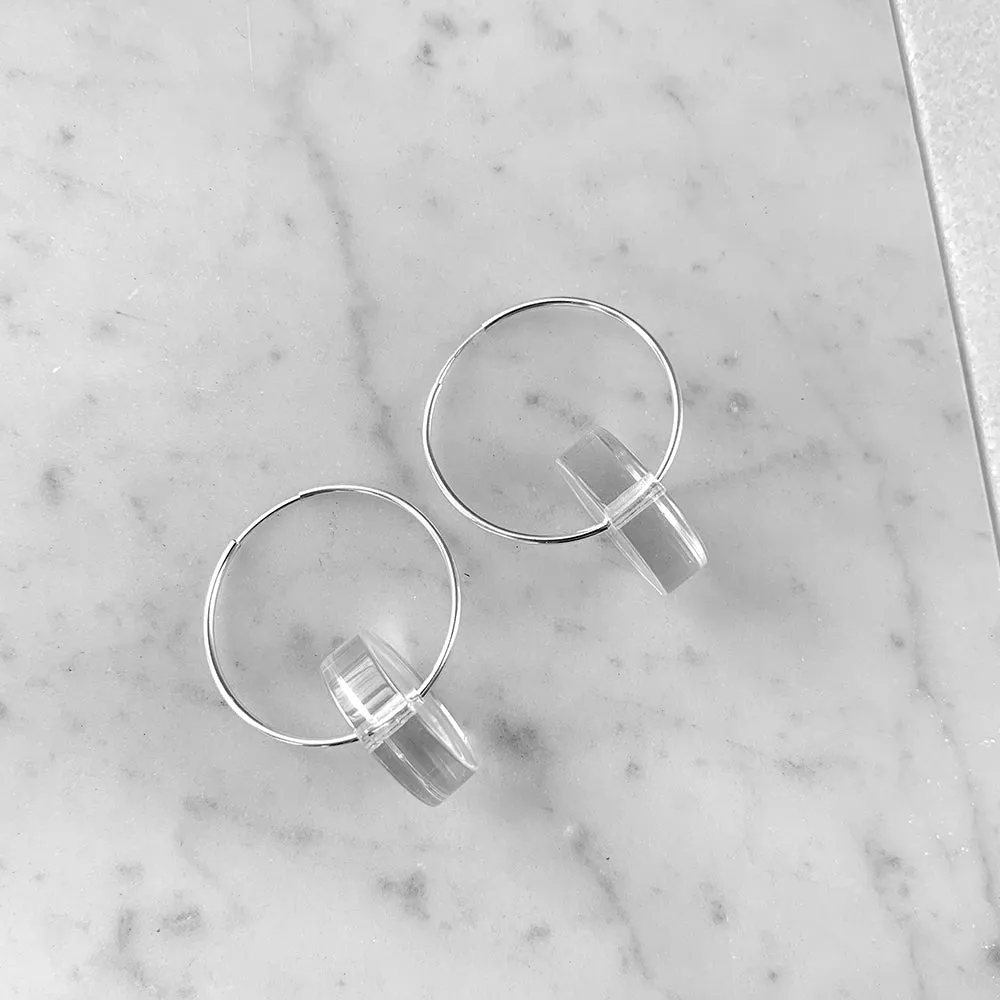 Ice Hoop Earrings