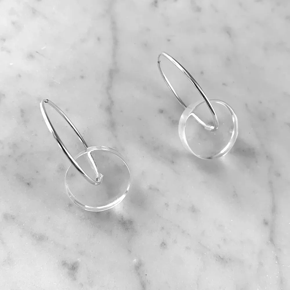 Ice Hoop Earrings
