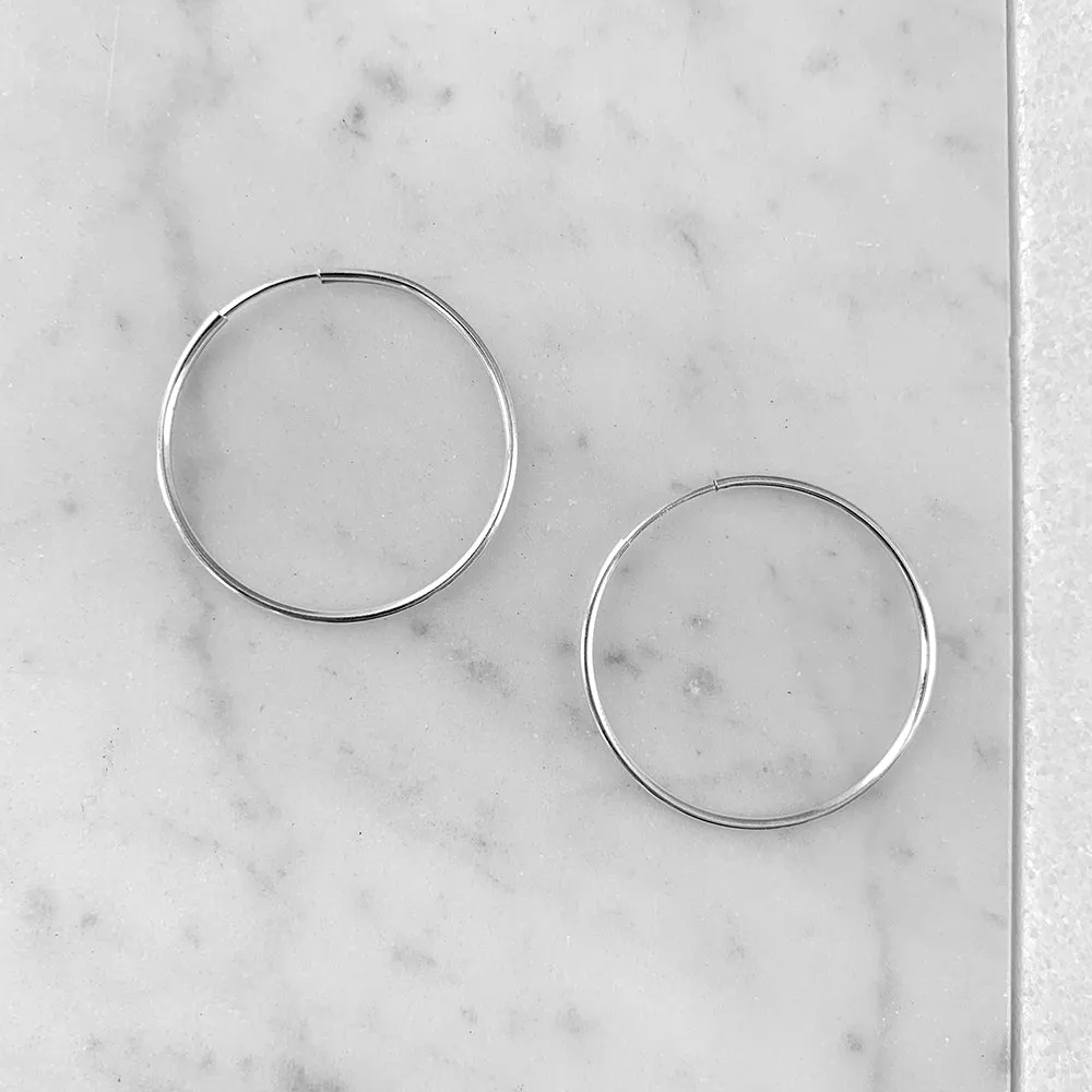 Ice Hoop Earrings