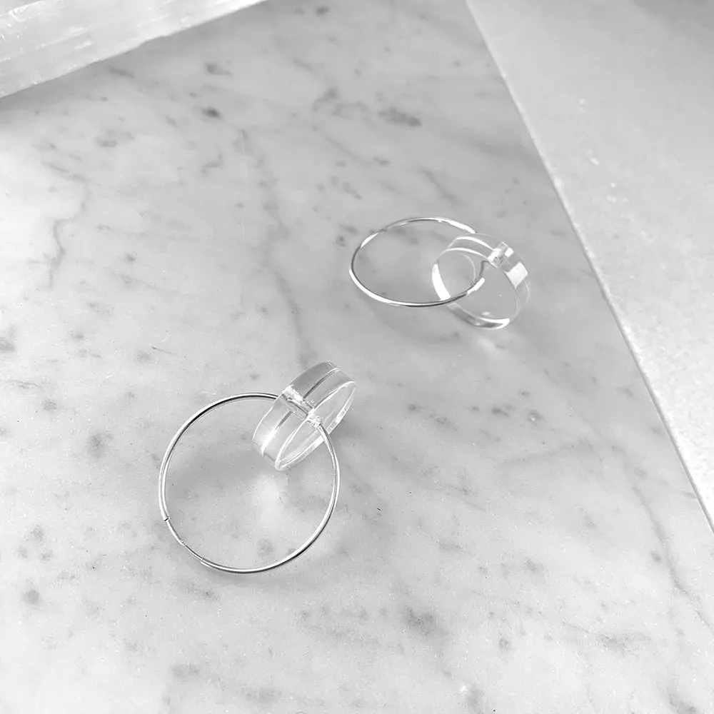 Ice Hoop Earrings