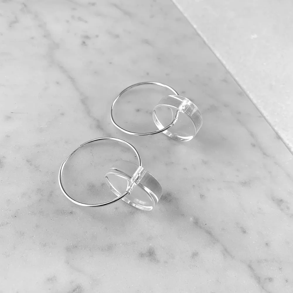 Ice Hoop Earrings