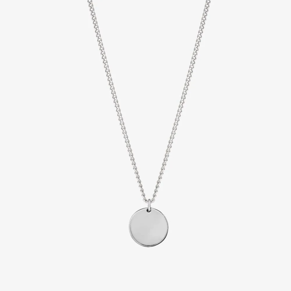 Initial Coin Necklace