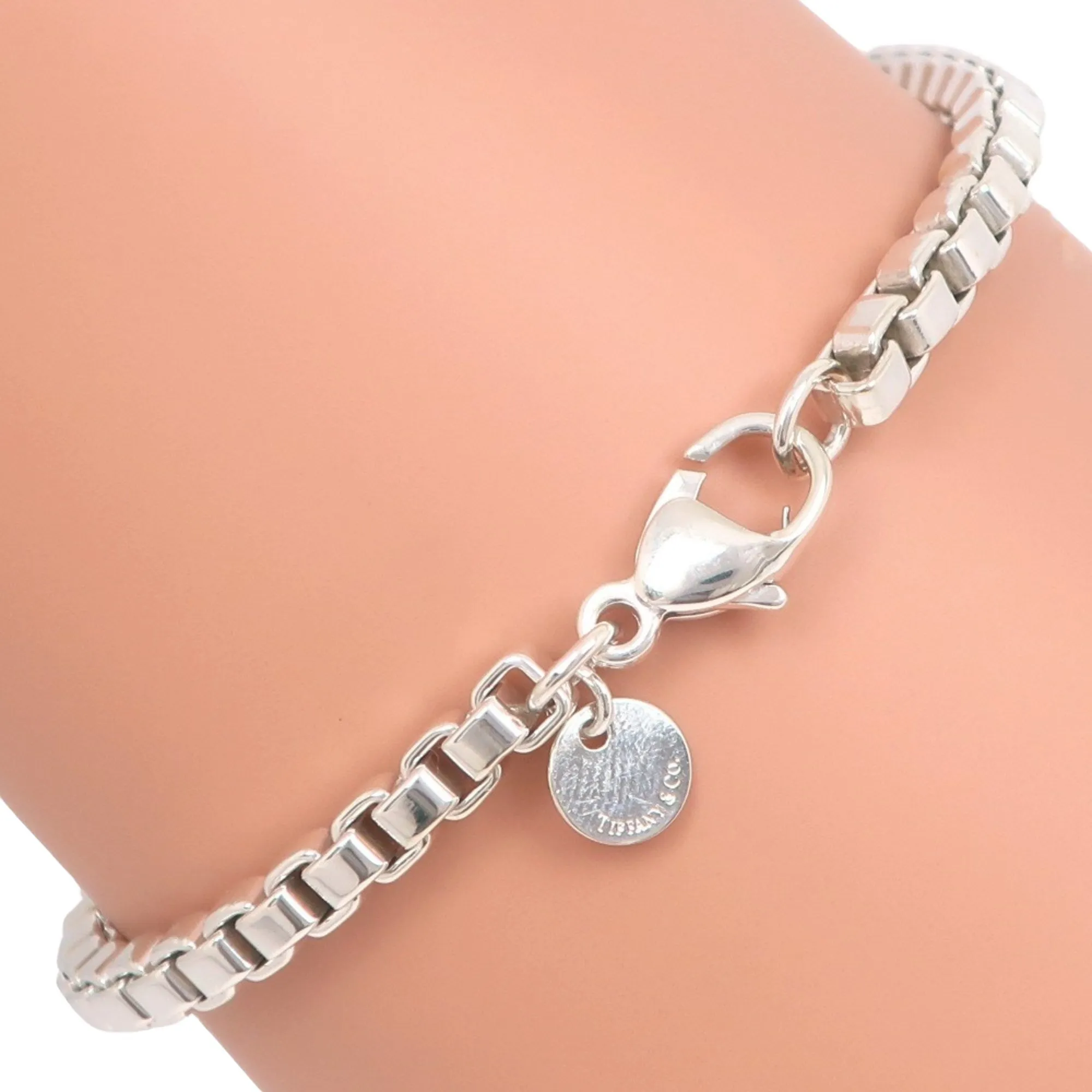 Interlocking Circle Bracelet Silver