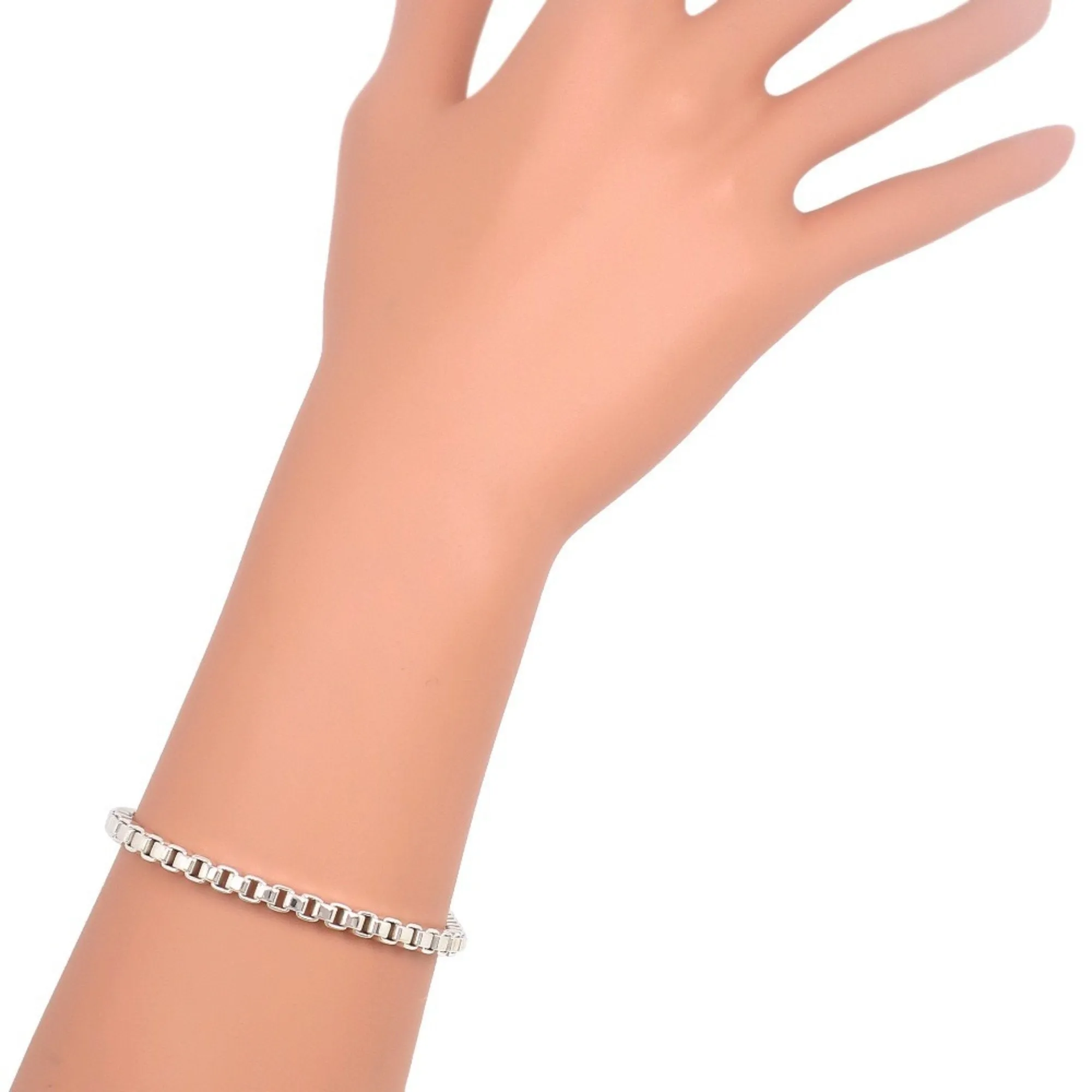 Interlocking Circle Bracelet Silver