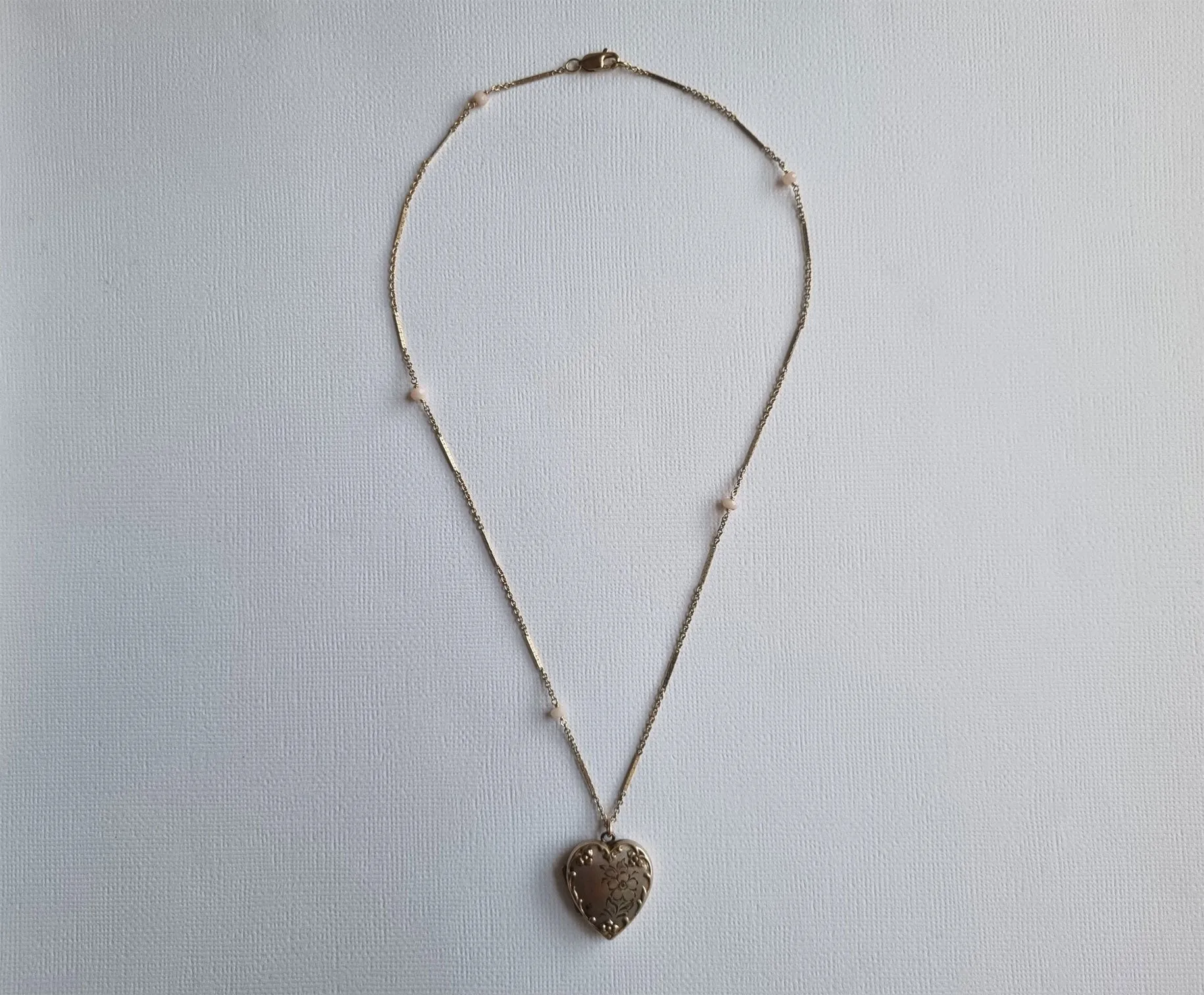 into the pale | vintage heart locket necklace