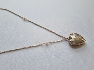 into the pale | vintage heart locket necklace