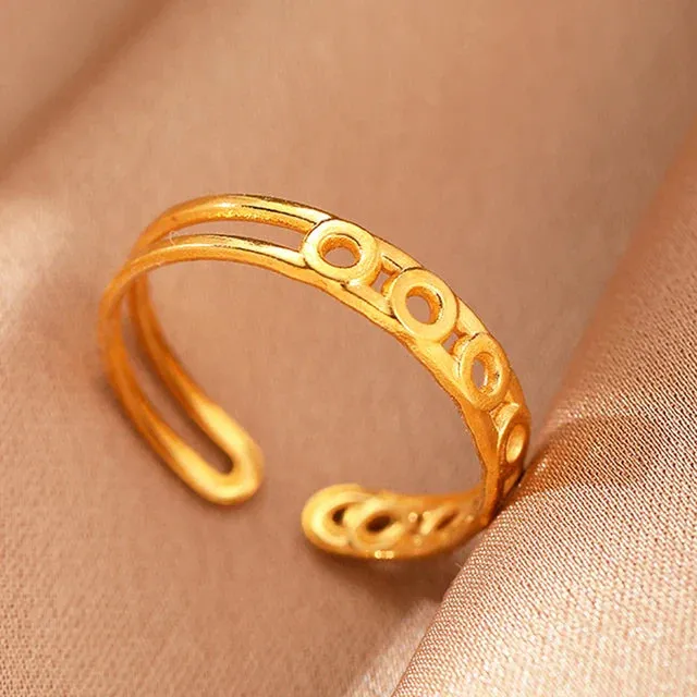 Josette | Elegant Steel Rings
