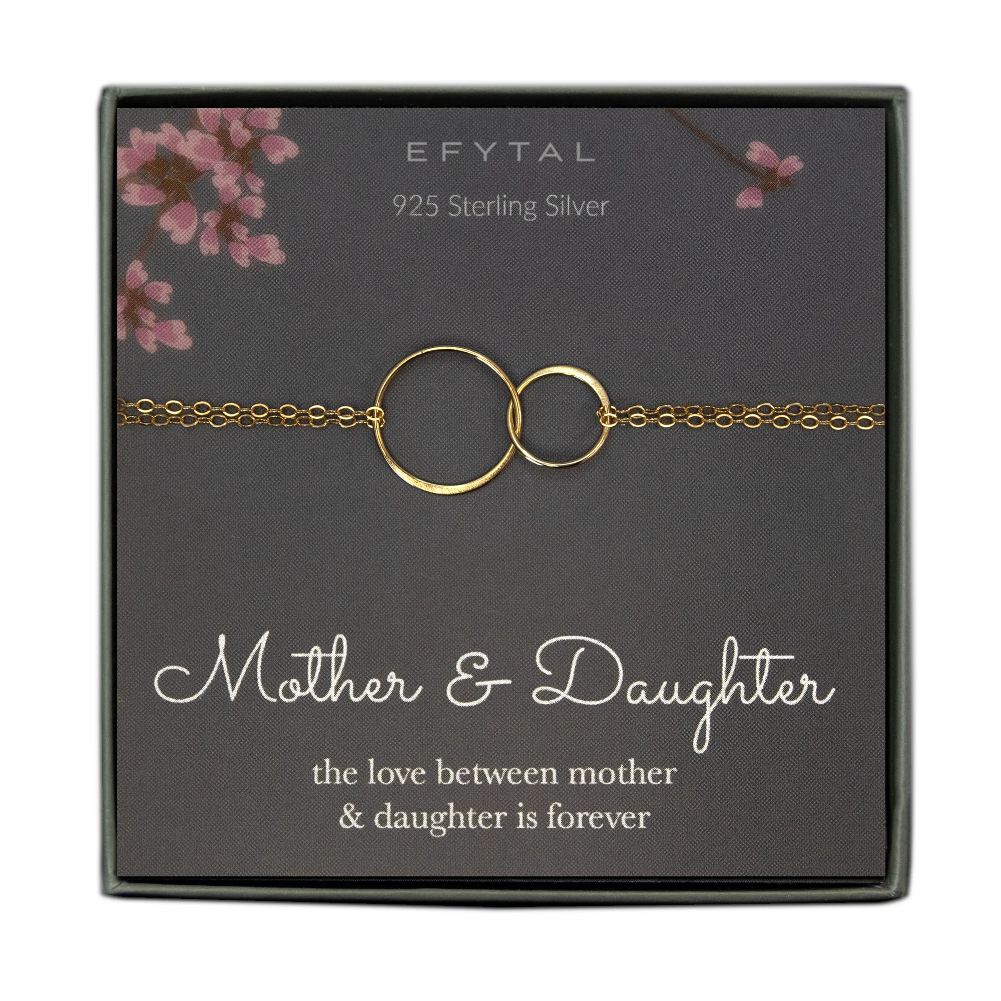 josie connected ring bracelet, goldtone • mother & daughter